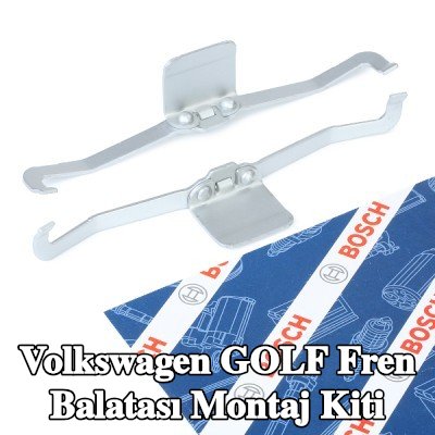 BOSCH Fren balatası montaj kiti — 2005 Volkswagen Golf