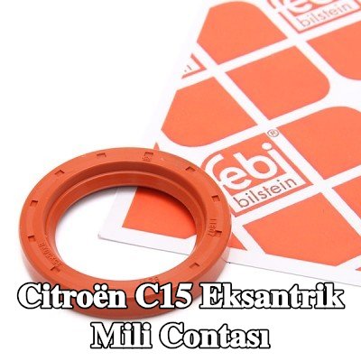 FEBI BILSTEIN Ön taraf eksantrik mili contası, şanzıman tarafında — 2000 Citroën C15
