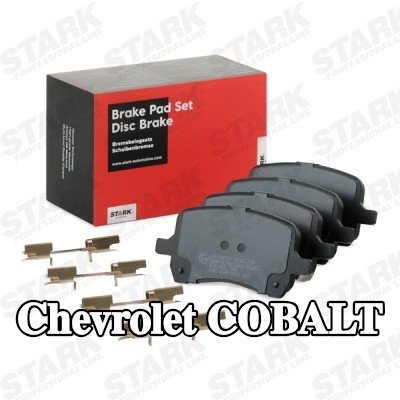 STARK مجموعة وسادات الفرامل للمحور الأمامي, 19, 5mm — 2012 Chevrolet Cobalt