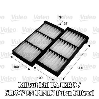 VALEO Polen filtresi CLIMFILTER COMFORT, Partikül Filtresi — 1999 Mitsubishi Pajero / Shogun Pinin