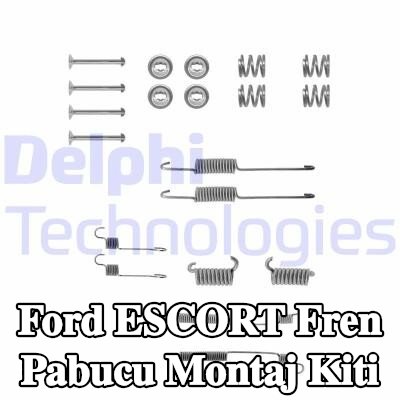 DELPHI Fren pabucu montaj kiti — 1990 Ford Escort