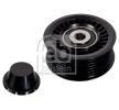 FEBI BILSTEIN Saptırma / kılavuz kasnağı, V-ribbed belt Outer Diameter: 75mm — Renault Fluence (2)