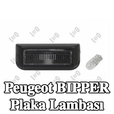 ABAKUS Her iki tarafta plaka lambası, ampul ile — Peugeot Bipper