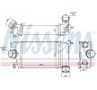 NISSENS Hızlı bağlantı elemanlı intercooler, Sol konektör, açılı, Sağ konektör, açılı — Nissan Micra (6)