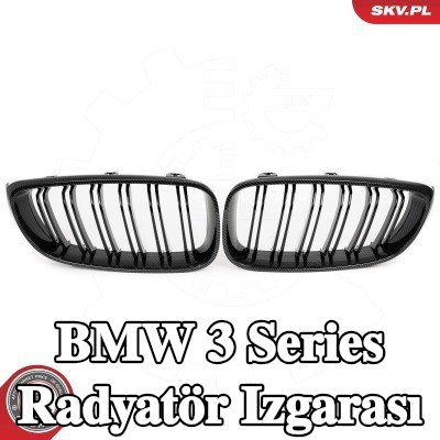 ESEN SKV Her İki Taraf Radyatör Izgarası, Karbon — BMW 3 Series