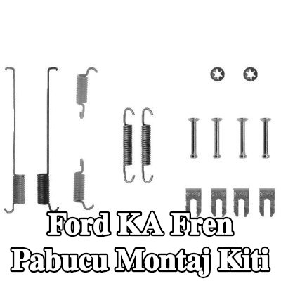 BOSCH Yaylı fren pabucu montaj kiti — 2000 Ford Ka