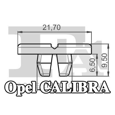FA1 قاعدة، المصباح الأمامي — Opel Calibra