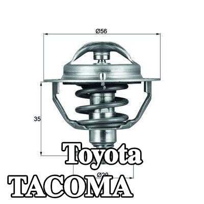 MAHLE ثرموستات 82°C, 56mm, 29mm, مع حشية/مانع تسرب — Toyota Tacoma