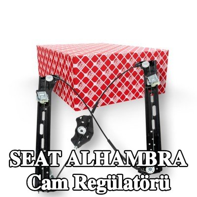 FEBI BILSTEIN Sol ön cam regülatörü, Elektrikli, elektrik motoru olmadan — SEAT Alhambra