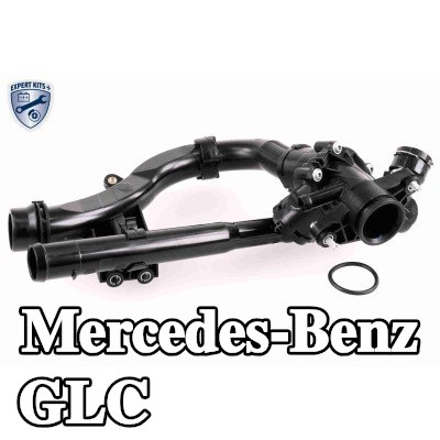 VEMO غلاف الثرموستات مع الحشية/المانع للتسرب, مع جهاز استشعار — 2016 Mercedes-Benz Glc