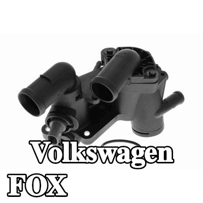 VEMO غلاف منظم الحرارة مع غطاء سدادة, مزود بثرموستات, جودة VEMO الأصلية — Volkswagen Fox