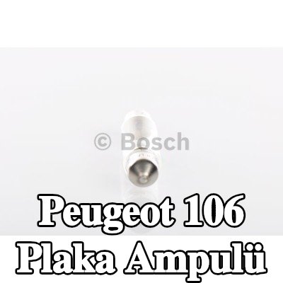 BOSCH Plaka ampulü — Peugeot 106