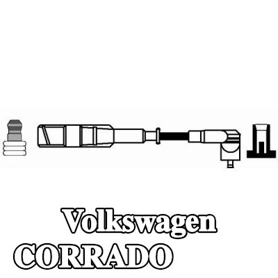 NGK سلك الإشعال 100cm — Volkswagen Corrado