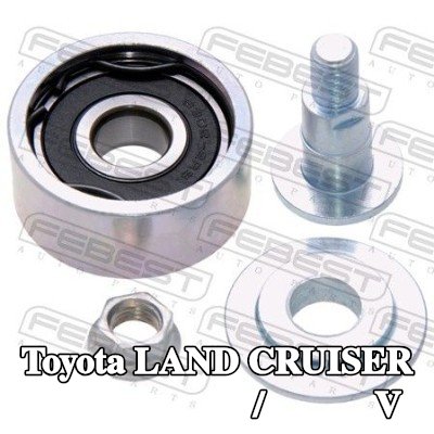 FEBEST بكرة الانحراف/التوجيه, V-ribbed belt Outer Diameter: 50mm — 1996 Toyota Land Cruiser