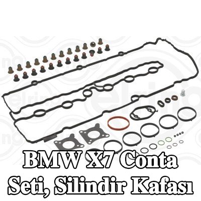 ELRING Conta seti, valf gövdesi contalı silindir kafası, silindir kafası contası olmadan — BMW X7