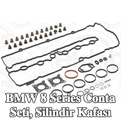 ELRING Conta seti, valf gövdesi contalı silindir kafası, silindir kafası contası olmadan — BMW 8 Series