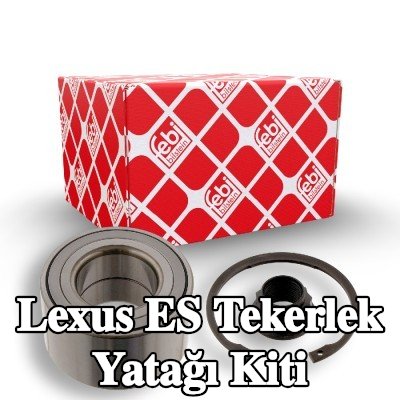 FEBI BILSTEIN Sol ön aks tekerlek yatağı kiti, Ön Aks Sağ, somunlu, tutma halkası, aks somunu ile — 2002 Lexus Es