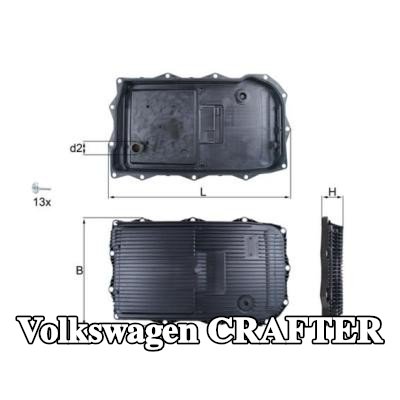 MAHLE مجموعة مرشح ناقل الحركة الأوتوماتيكي مع حشية/سداد, مع مرشح — Volkswagen Crafter