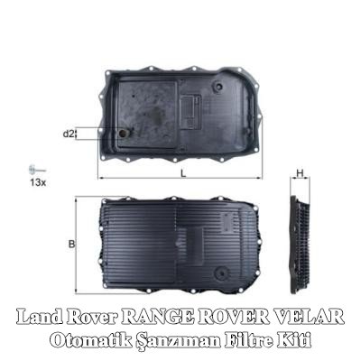 MAHLE Conta/sızdırmazlık elemanı içeren otomatik şanzıman filtre kiti, filtre ile — Land Rover Range Rover Velar