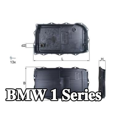 MAHLE مجموعة مرشح ناقل الحركة الأوتوماتيكي مع حشية/سداد, مع مرشح — BMW 1 Series