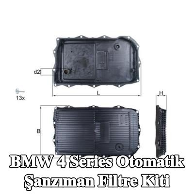 MAHLE Conta/sızdırmazlık elemanı içeren otomatik şanzıman filtre kiti, filtre ile — BMW 4 Series