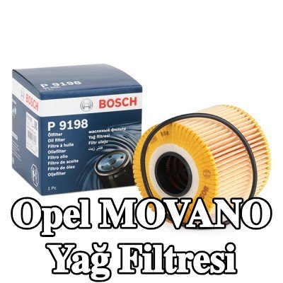 BOSCH Conta/sızdırmazlık elemanlı yağ filtresi — 2002 Opel Movano