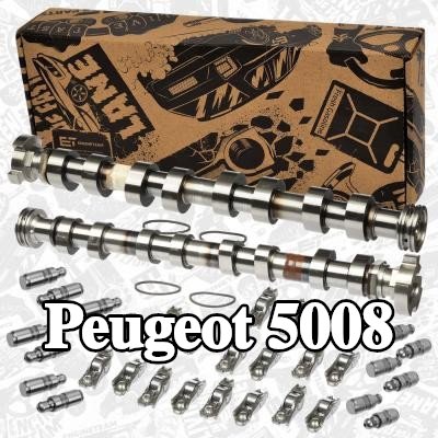 ET ENGINETEAM طقم عمود الكامات جانب العادم, جانب السحب, مع متابع الكامة — 2009 Peugeot 5008