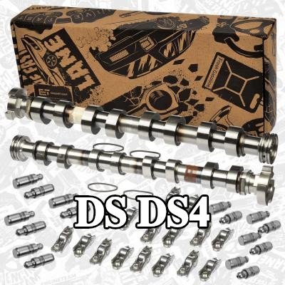 ET ENGINETEAM طقم عمود الكامات جانب العادم, جانب السحب, مع متابع الكامة — 2016 DS Ds4