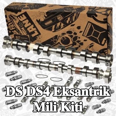ET ENGINETEAM Egzoz tarafı eksantrik mili kiti, Emme Tarafı, kam takipçisi ile — 2016 DS Ds4
