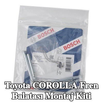 BOSCH Fren balatası montaj kiti — 2003 Toyota Corolla