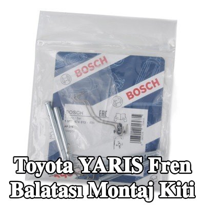 BOSCH Fren balatası montaj kiti — 2002 Toyota Yaris