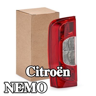 ALKAR المصباح الخلفي الأيسر, بدون حامل لمبة — Citroën Nemo