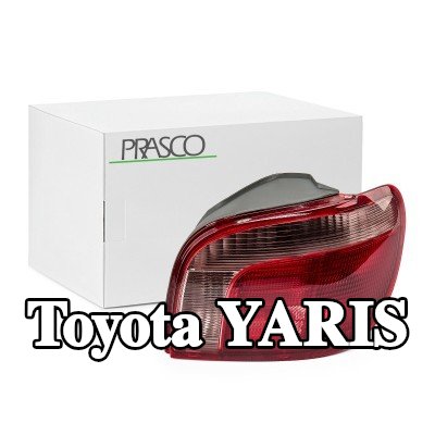 PRASCO المصباح الخلفي الأيمن, مع حامل لمبة — 2000 Toyota Yaris