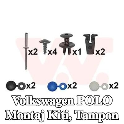 VAN WEZEL Montaj Kiti, tampon — 2012 Volkswagen Polo