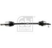 FEBI BILSTEIN Sol arka aks tahrik mili, Arka Aks Sağ, somunlu — Land Rover Freelander (4)