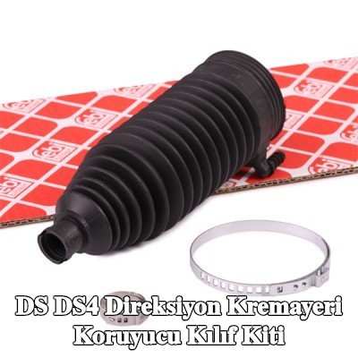 FEBI BILSTEIN Sol ön aks direksiyon kremayeri kılıfı kiti, kelepçeli — 2016 DS Ds4