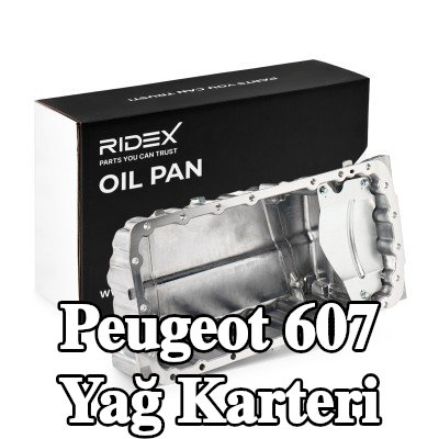 RIDEX Yağ tahliye tapalı yağ karteri, yağ karteri contası olmadan — Peugeot 607