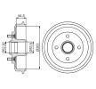 BOSCH Arka aks fren kampanası, 243mm, ABS sensör halkalı, tekerlek yatağı ile — Ford Fusion (3)