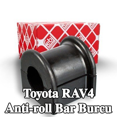 FEBI BILSTEIN Ön aks stabilizatör çubuğu burcu, 22mm, Kauçuk — 2002 Toyota Rav4