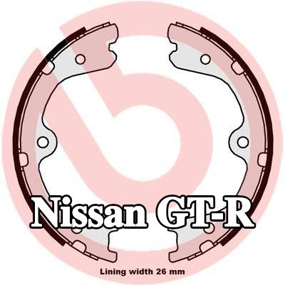 BREMBO أحذية فرامل اليد — Nissan Gt-r