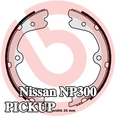 BREMBO أحذية فرامل اليد — Nissan Np300 Pickup