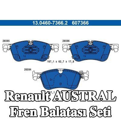 ATE Fren balatası seti — Renault Austral
