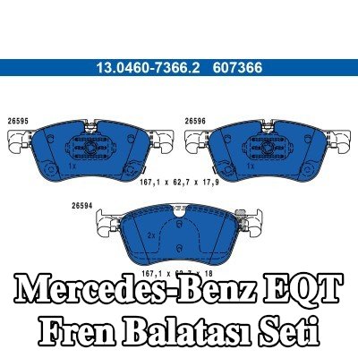 ATE Fren balatası seti — Mercedes-Benz Eqt