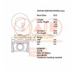 IAP QUALITY PARTS Piston segmanlı piston — 2003 Hyundai Santa Fe (4)