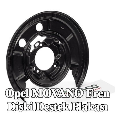 DACO Germany Fren diski destek plakası Arka Aks Sol — Opel Movano