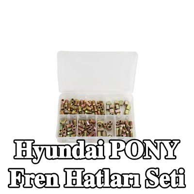 Weber Tools Fren Hatları Seti — Hyundai Pony