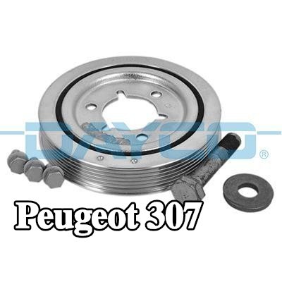DAYCO مجموعة بكرات الحزام، العمود المرفقي — Peugeot 307