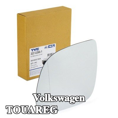 TYC زجاج المرآة الجانبية اليسرى — 2003 Volkswagen Touareg