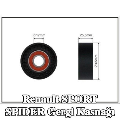 CAFFARO Gergi kasnağı Dış Çap: 65mm — Renault Sport Spider