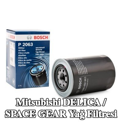 BOSCH Yağ filtresi — Mitsubishi Delica / Space Gear